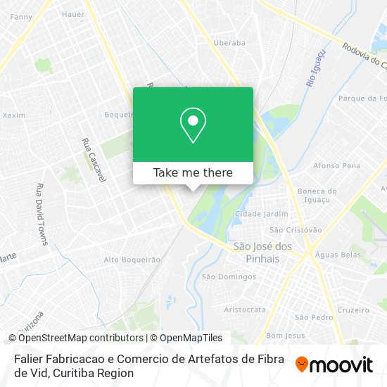 Falier Fabricacao e Comercio de Artefatos de Fibra de Vid map