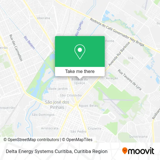 Delta Energy Systems Curitiba map