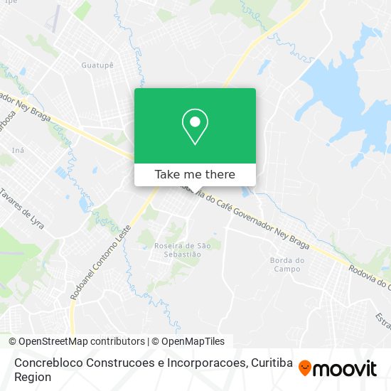 Concrebloco Construcoes e Incorporacoes map