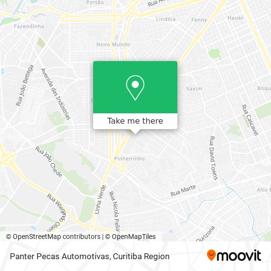 Panter Pecas Automotivas map