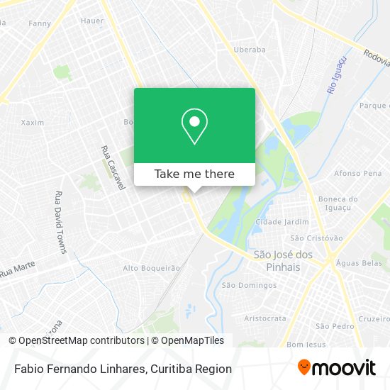 Fabio Fernando Linhares map