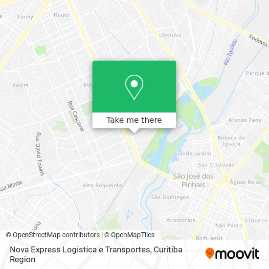 Nova Express Logistica e Transportes map
