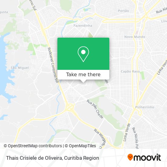 Thais Crisiele de Oliveira map