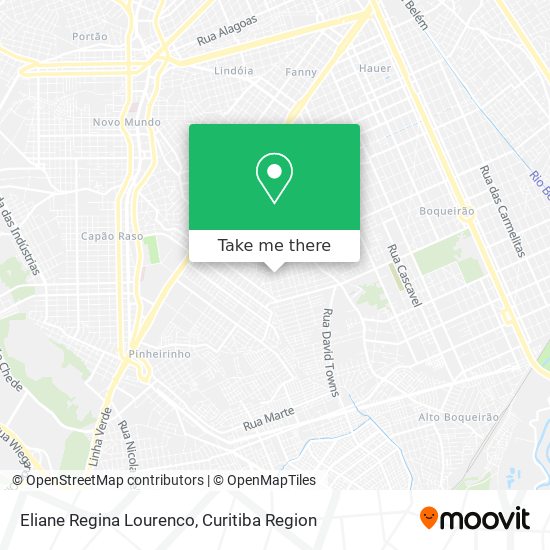 Eliane Regina Lourenco map