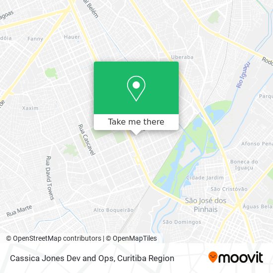 Cassica Jones Dev and Ops map