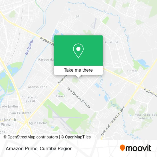 Amazon Prime map