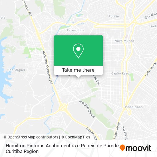 Hamilton Pinturas Acabamentos e Papeis de Parede map