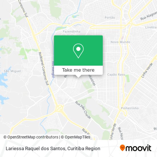 Lariessa Raquel dos Santos map