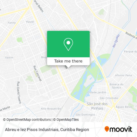 Abreu e Iez Pisos Industriais map