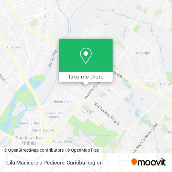 Cila Manicure e Pedicure map