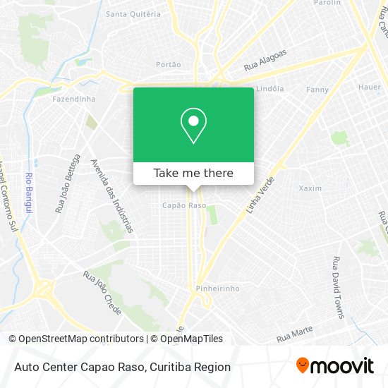 Auto Center Capao Raso map