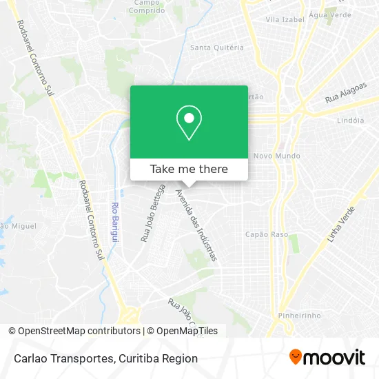 Carlao Transportes map