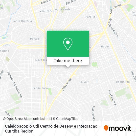 Caleidoscopio Cdi Centro de Desenv e Integracao map