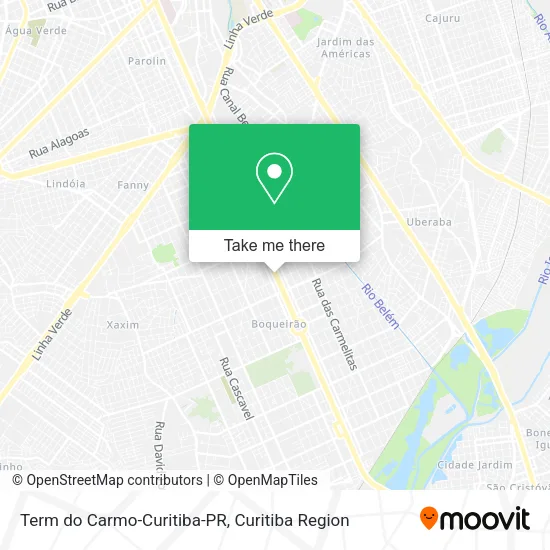 Term do Carmo-Curitiba-PR map