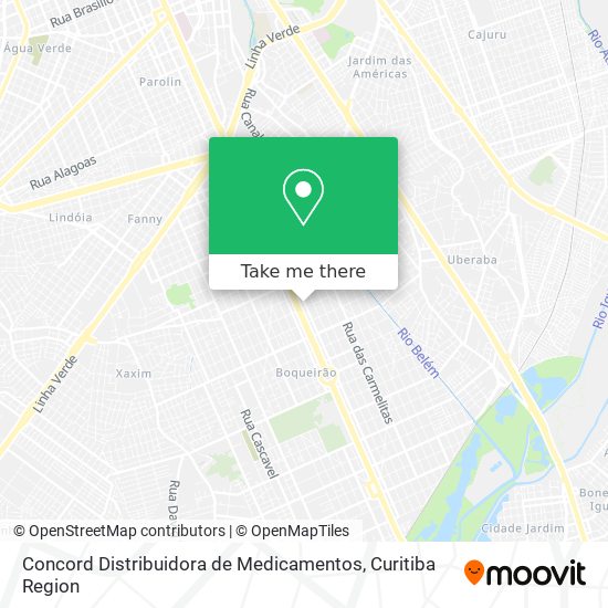 Concord Distribuidora de Medicamentos map