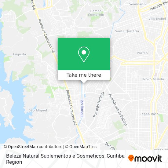 Beleza Natural Suplementos e Cosmeticos map