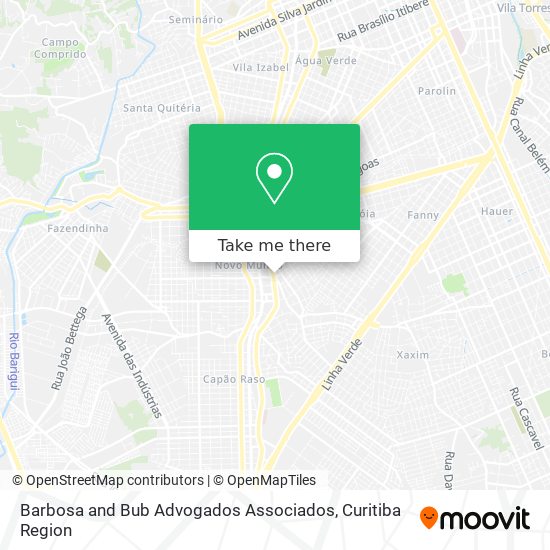 Barbosa and Bub Advogados Associados map