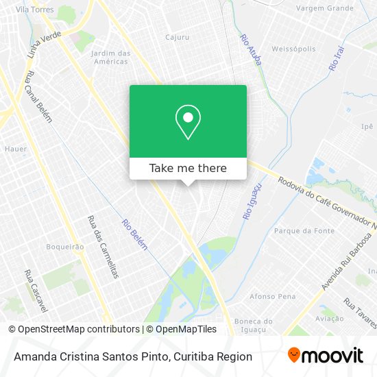 Amanda Cristina Santos Pinto map