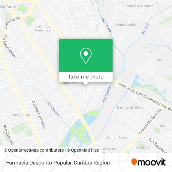 Farmacia Desconto Popular map