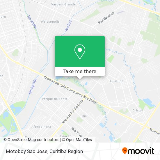 Motoboy Sao Jose map