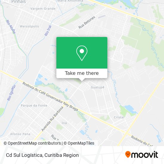Cd Sul Logística map