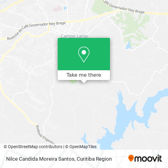Nilce Candida Moreira Santos map