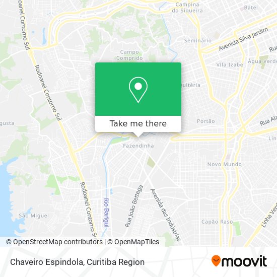 Chaveiro Espindola map