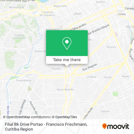 Filial Bk Drive Portao - Francisco Frischmann map