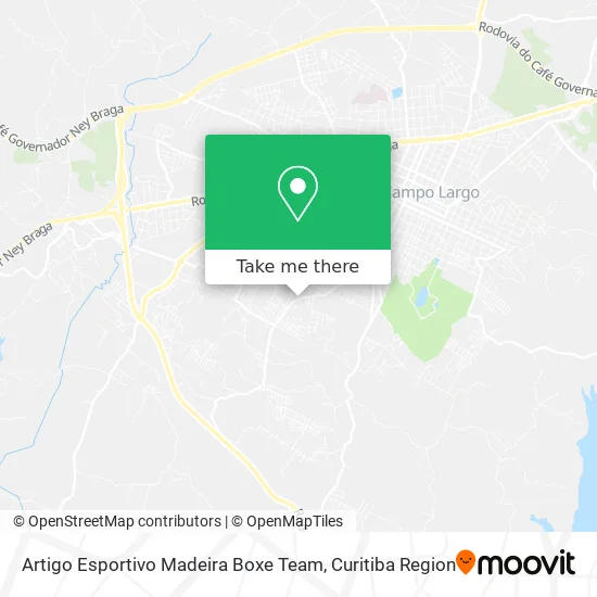 Artigo Esportivo Madeira Boxe Team map