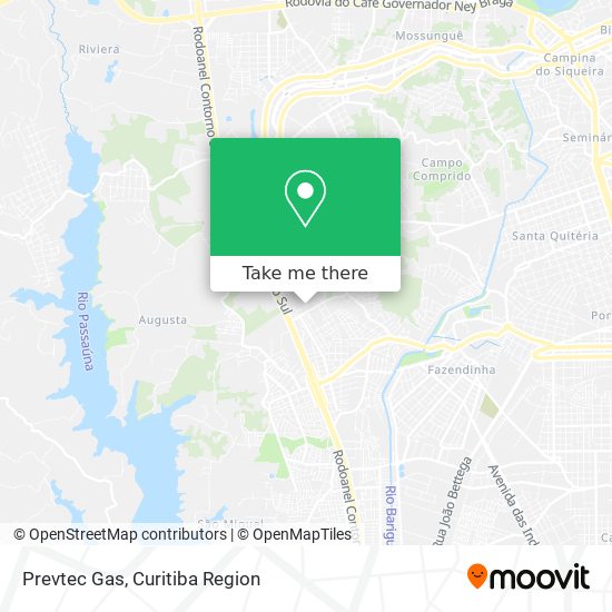 Prevtec Gas map