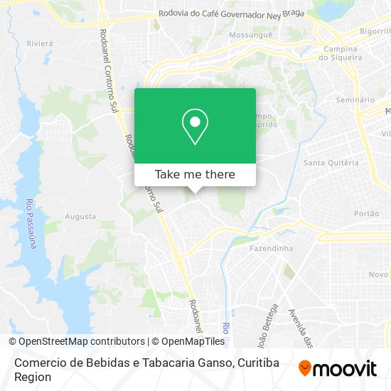 Comercio de Bebidas e Tabacaria Ganso map