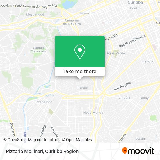 Pizzaria Mollinari map