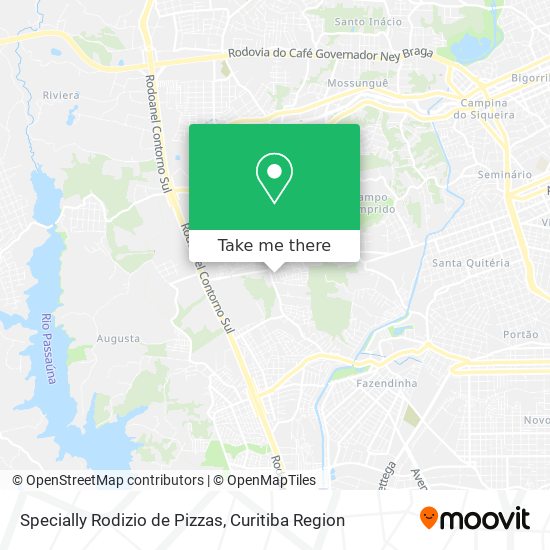 Specially Rodizio de Pizzas map