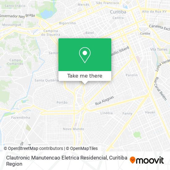 Clautronic Manutencao Eletrica Residencial map