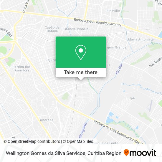 Wellington Gomes da Silva Servicos map