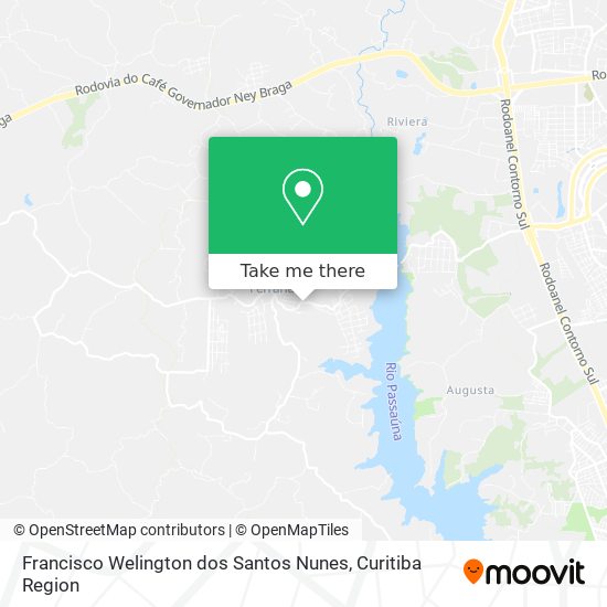 Francisco Welington dos Santos Nunes map