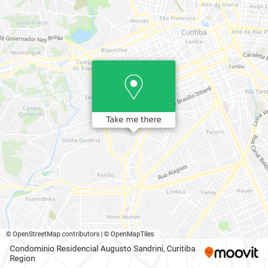 Mapa Condomínio Residencial Augusto Sandrini