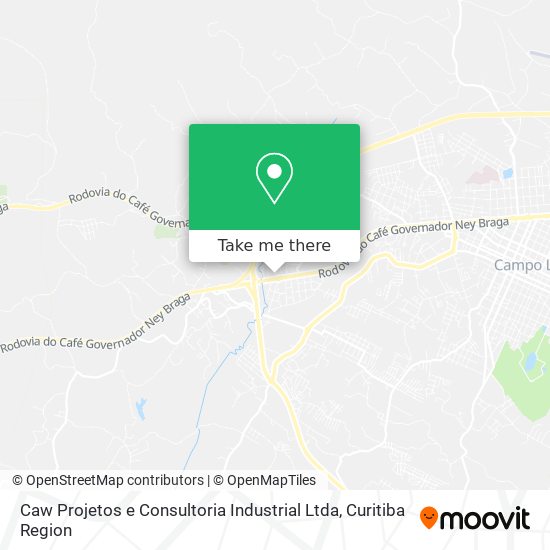Caw Projetos e Consultoria Industrial Ltda map