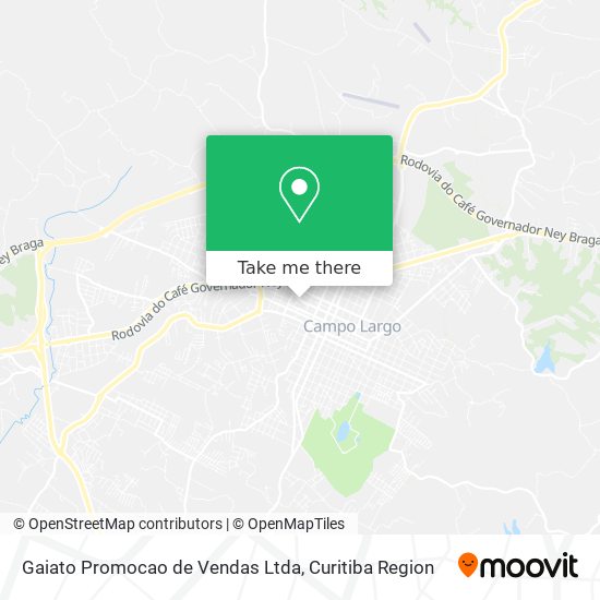 Gaiato Promocao de Vendas Ltda map