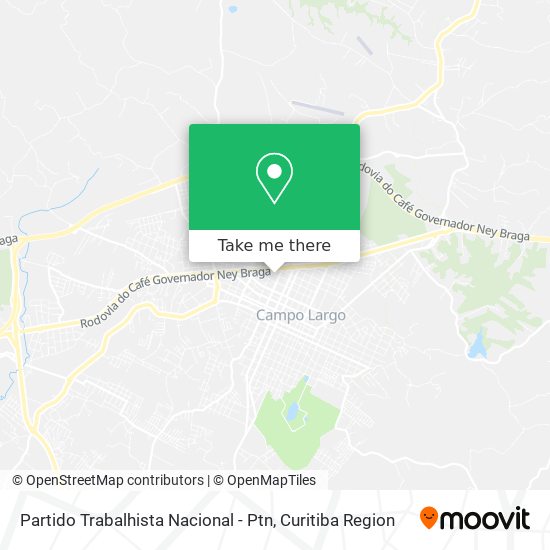 Partido Trabalhista Nacional - Ptn map
