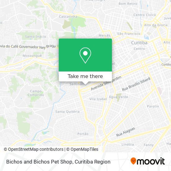 Bichos and Bichos Pet Shop map