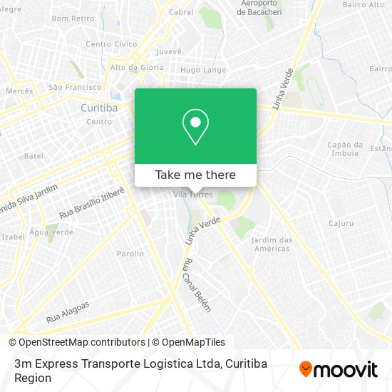 3m Express Transporte Logistica Ltda map