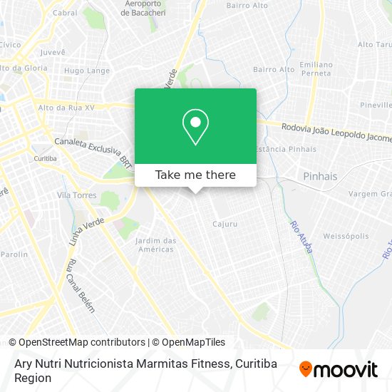 Mapa Ary Nutri Nutricionista Marmitas Fitness