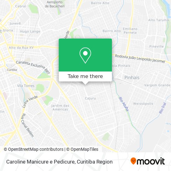 Caroline Manicure e Pedicure map