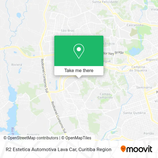 R2 Estetica Automotiva Lava Car map