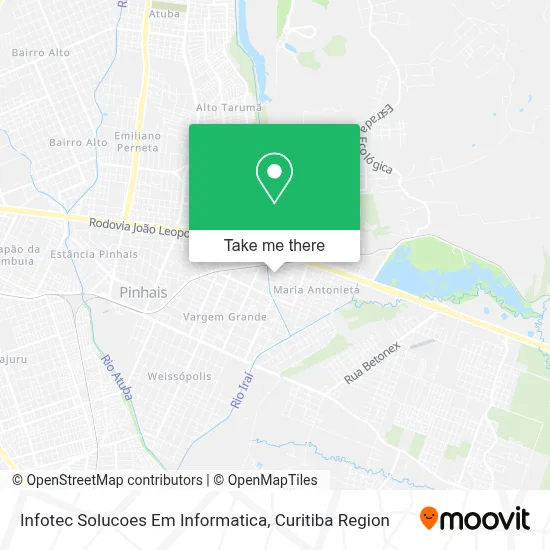 Infotec Solucoes Em Informatica map