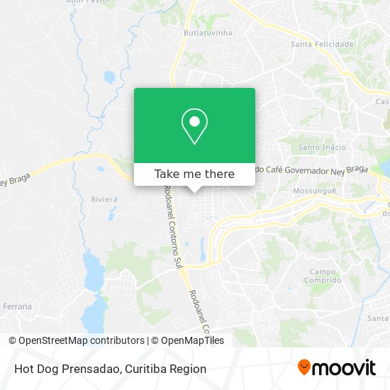 Hot Dog Prensadao map