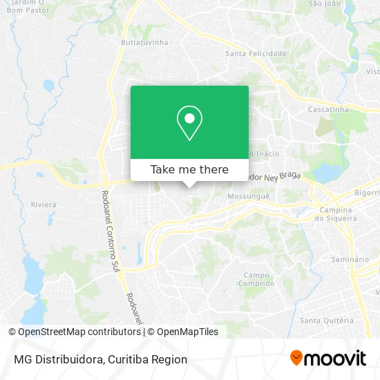 Mapa MG Distribuidora