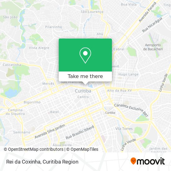 Rei da Coxinha map