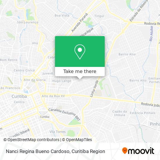 Nanci Regina Bueno Cardoso map